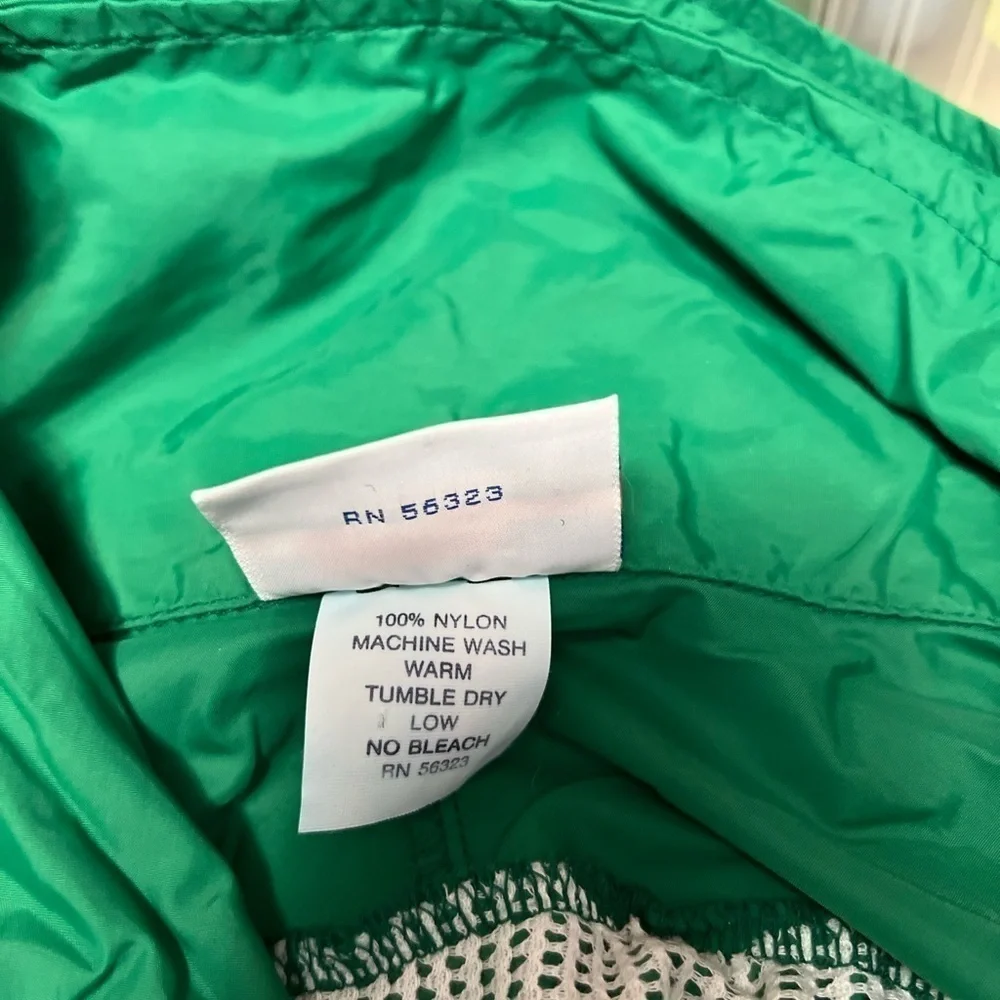 Nike Vintage 70s 80s Half Zip Pullover Windbreaker Jacket Green Small White Tag